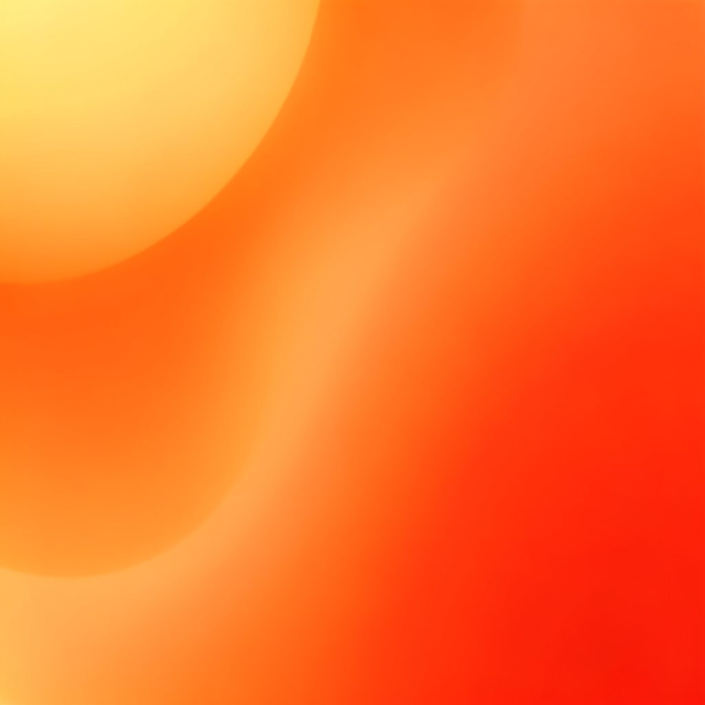 Warm-toned abstract gradient composition blending deep orange and soft teal, evoking the energy of São Paulo